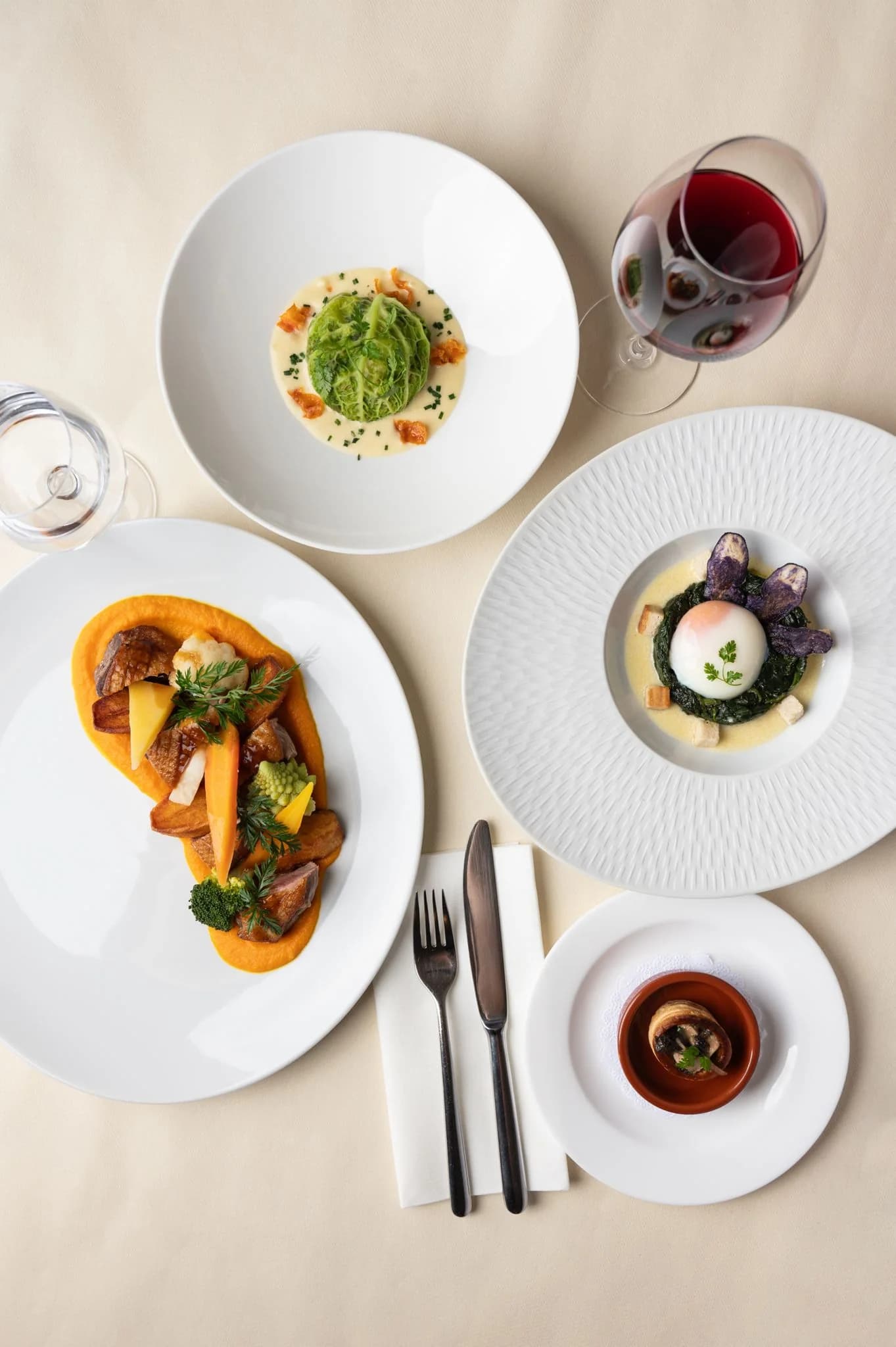 Création culinaire du chef